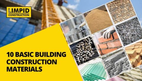 10 Basic Building Construction Materials | Limpid Construction