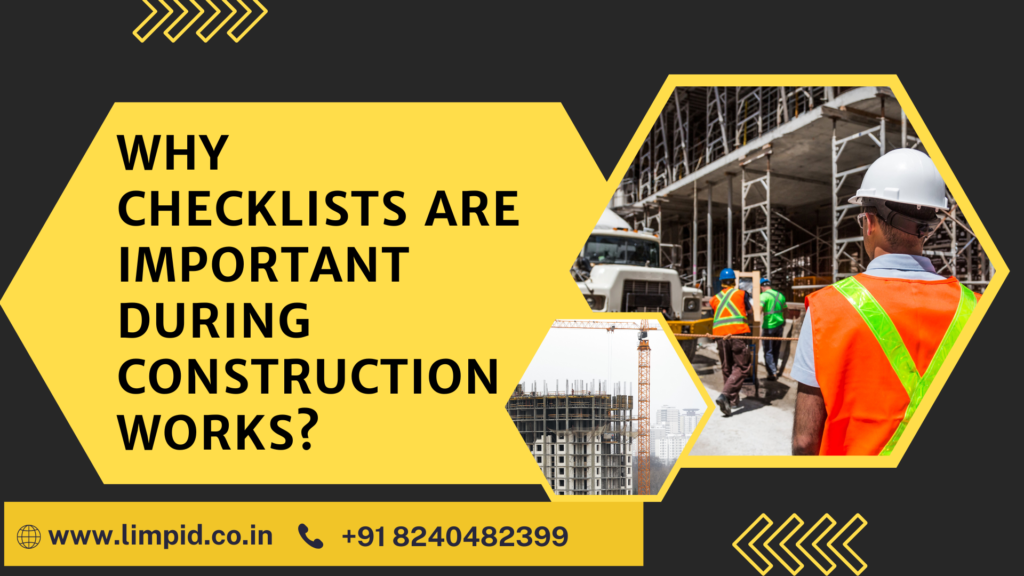 Remove term: Importance of checklists during construction works Importance of checklists during construction works