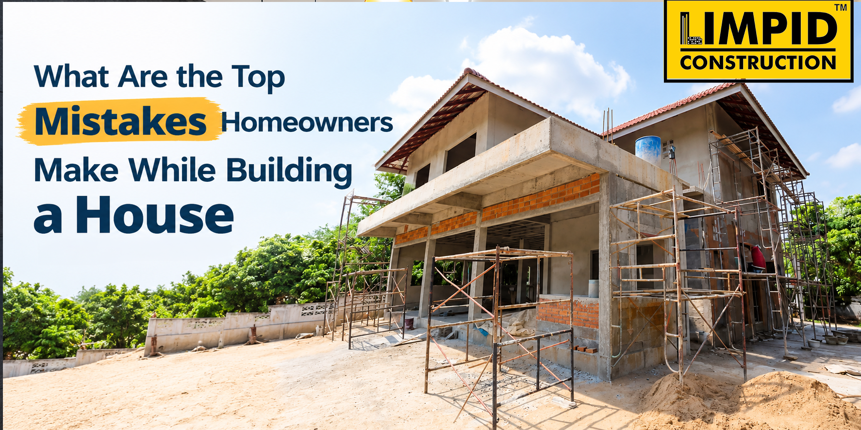 What Are the Top Mistakes Homeowners Make While Building a House