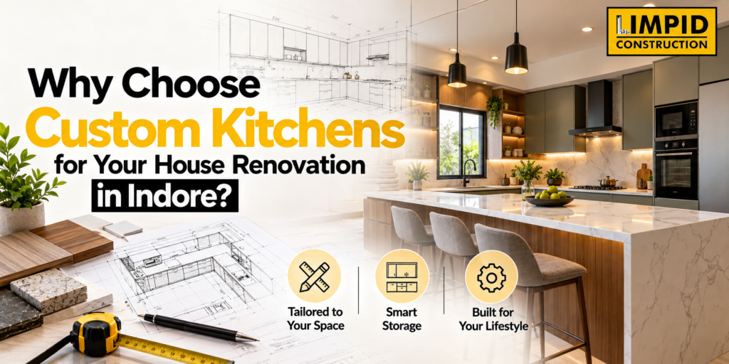 Why Choose Custom Kitchens for Your House Renovation in Indore