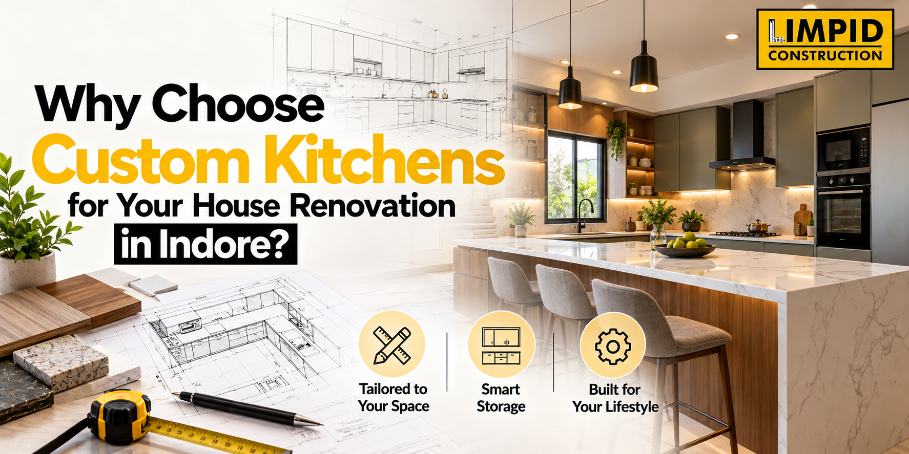 Why Choose Custom Kitchens for Your House Renovation in Indore